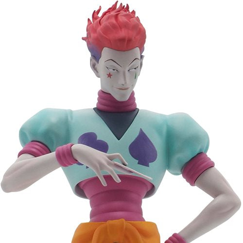 Hunter x Hunter Hisoka Super Figure Collection Figurine
Hunter x Hunter Abysse America Statues and Busts. Item Number: ABYFIG017a