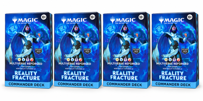 Magic: The Gathering Reality Fracture – Multiverse Reforged Commander Deck – Set of 4 Boxes
