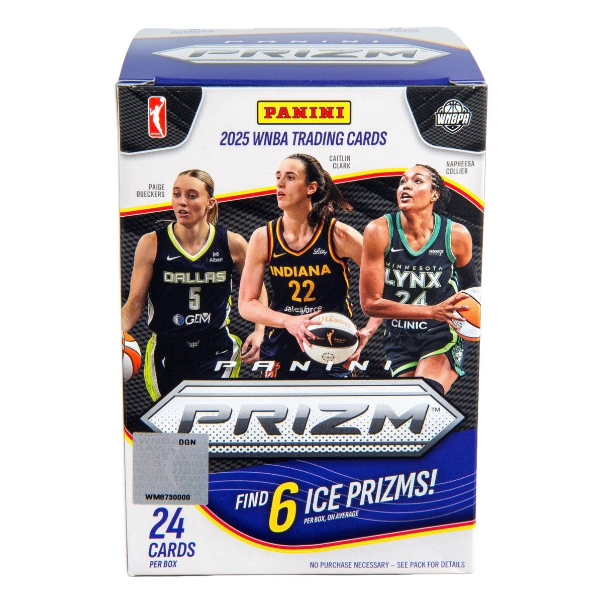2025 Panini Prizm WNBA Basketball Blaster Box – 24 Card