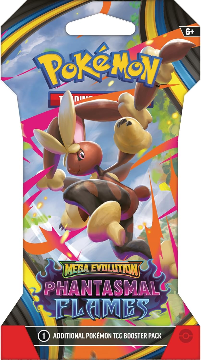 Pokémon TCG: Mega Evolution – Phantasmal Flames Sleeved Booster Pack (10 Cards)