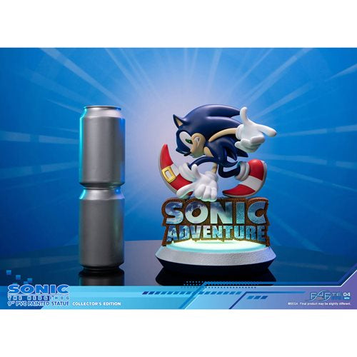 Sonic Adventure Sonic the Hedgehog Collector's Edition PVC Statue
Sonic the Hedgehog First 4 Figures Statues and Busts. Item Number: DH3014280a