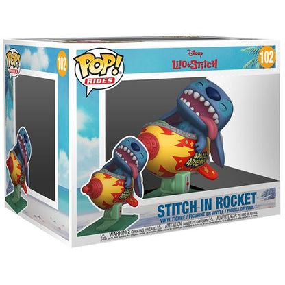 Lilo & Stitch Stitch in Rocket Funko Pop! Vinyl Vehicle #102.