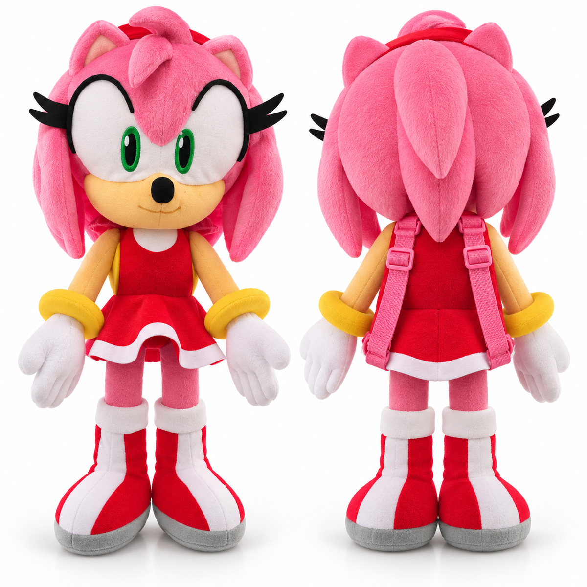 SEGA Sonic the Hedgehog Amy Rose Plush Backpack – 16 Inches