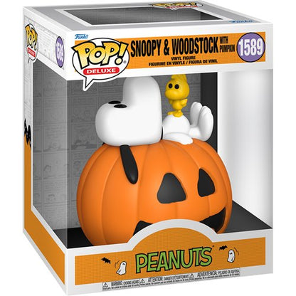 It's the Great Pumpkin Charlie Brown Snoopy & Woodstock with Pumpkin Deluxe Funko Pop! Vinyl Figure #1589
Peanuts Funko Vinyl Figures
Item Number: FU81367WNK1