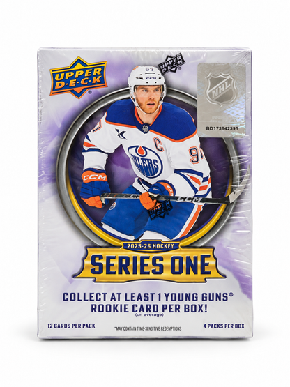 2025-26 Upper Deck Series One NHL Hockey Blaster Box – 4 Pack