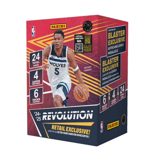 2024–25 Panini Revolution NBA Basketball Blaster Box – Anthony Edwards