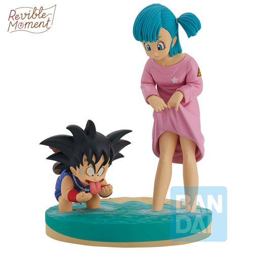 Dragon Ball Son Goku and Bulma Dragon History Revible Moment Ichibansho Statue. Dragon Ball Ichibansho Statues and Busts. Item Number: BLFBAS66978a