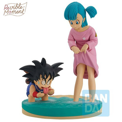 Dragon Ball Son Goku and Bulma Dragon History Revible Moment Ichibansho Statue. Dragon Ball Ichibansho Statues and Busts. Item Number: BLFBAS66978a