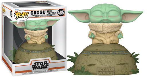 Funko Pop Vinyl Deluxe Figure Grogu Using the Force #485