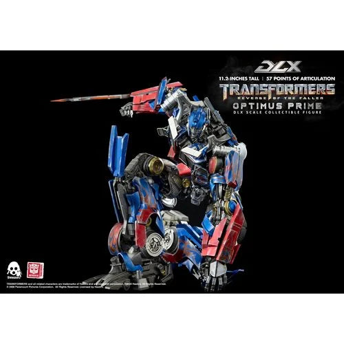 Transformers: Revenge of the Fallen Optimus Prime DLX Action Figure
Transformers Threezero Action Figures. Item Number: TH3Z0163a