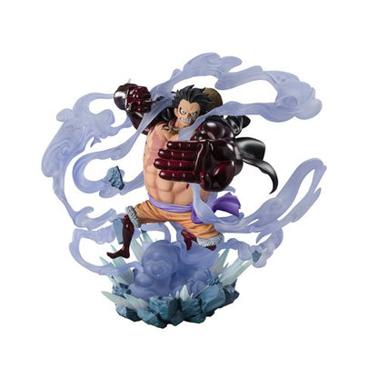 One Piece Monkey D. Luffy GEAR4 Battle of Monsters on Onigashima FiguartsZERO Statue. One Piece Bandai Tamashii Nations Statues and Busts. BLFBAS63903a