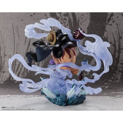 One Piece Monkey D. Luffy GEAR4 Battle of Monsters on Onigashima FiguartsZERO Statue. One Piece Bandai Tamashii Nations Statues and Busts. BLFBAS63903a