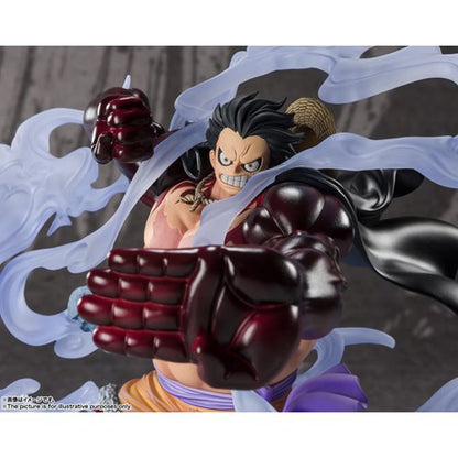 One Piece Monkey D. Luffy GEAR4 Battle of Monsters on Onigashima FiguartsZERO Statue. One Piece Bandai Tamashii Nations Statues and Busts. BLFBAS63903a