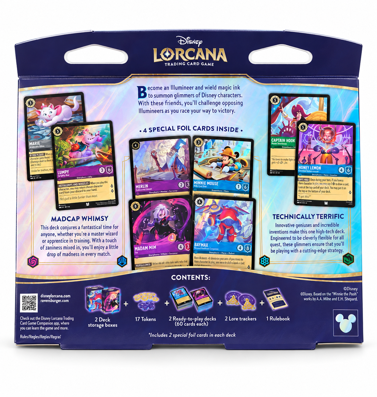 Disney Lorcana: Hyperia City 2-Player Starter Set – Technically Terrific & Madcap Whimsy