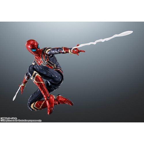Spider-Man: No Way Home Iron Spider S.H.Figuarts Action Figure - Re-Issue
Spider-Man Bandai Tamashii Nations Action Figures Item Number: BLFBAS63986a