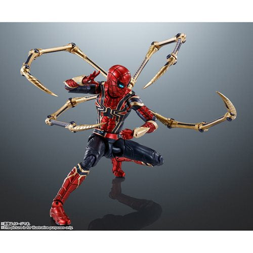 Spider-Man: No Way Home Iron Spider S.H.Figuarts Action Figure - Re-Issue
Spider-Man Bandai Tamashii Nations Action Figures Item Number: BLFBAS63986a