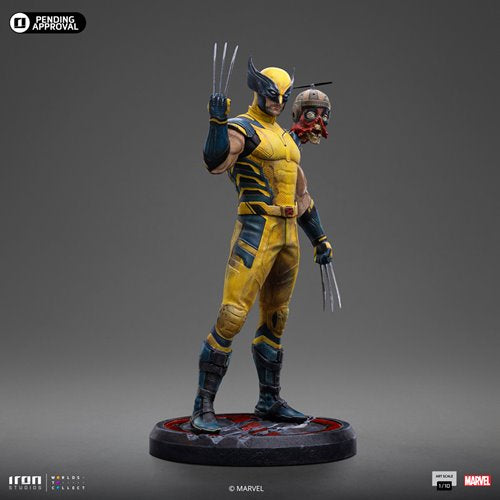 Deadpool & Wolverine Wolverine 1:10 Art Scale Limited Edition Statue
Deadpool Iron Studios Statues and Busts. Item Number: RN56296a