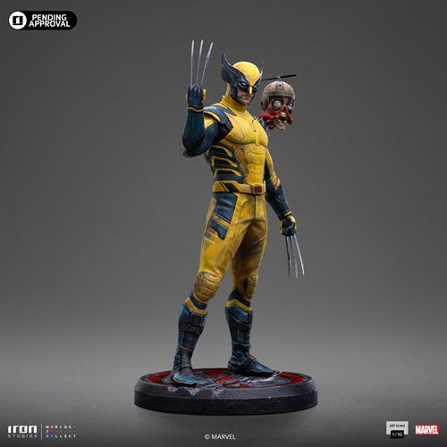 Deadpool & Wolverine Wolverine 1:10 Art Scale Limited Edition Statue
Deadpool Iron Studios Statues and Busts. Item Number: RN56296a