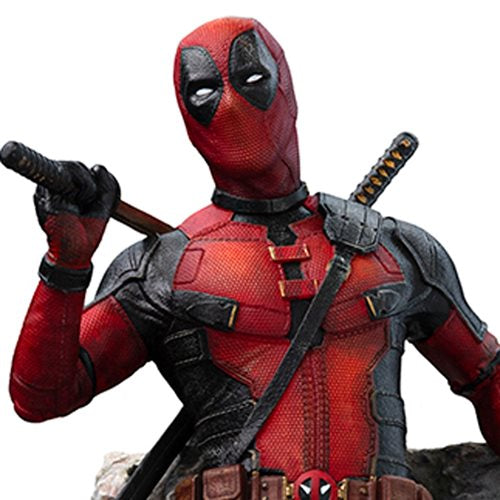 Deadpool & Wolverine Deadpool 1:10 Art Scale Limited Edition Statue
Deadpool Iron Studios Statues and Busts. Item Number: RN56302a