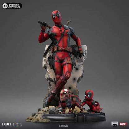 Deadpool & Wolverine Deadpool 1:10 Art Scale Limited Edition Statue
Deadpool Iron Studios Statues and Busts. Item Number: RN56302a