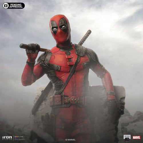 Deadpool & Wolverine Deadpool 1:10 Art Scale Limited Edition Statue
Deadpool Iron Studios Statues and Busts. Item Number: RN56302a