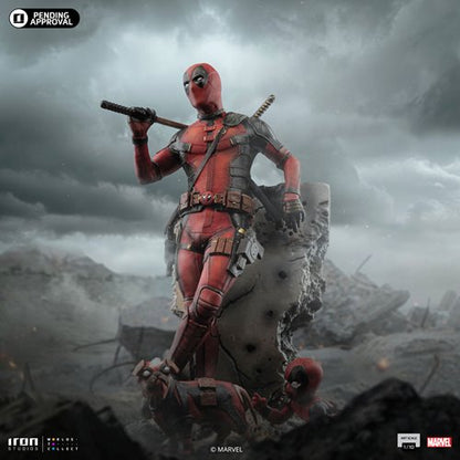 Deadpool & Wolverine Deadpool 1:10 Art Scale Limited Edition Statue
Deadpool Iron Studios Statues and Busts. Item Number: RN56302a