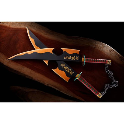 Demon Slayer: Kimetsu no Yaiba Nichirin Sword Tengen Uzui Proplica Prop Replica
Demon Slayer Bandai Tamashii Nations Prop Replicas. Item Number: BLFBAS63883a