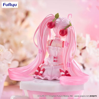 Vocaloid Sakura Miku 2025 Noodle Stopper Statue
Vocaloid Furyu Statues and Busts. Item Number: UTCFR36677a