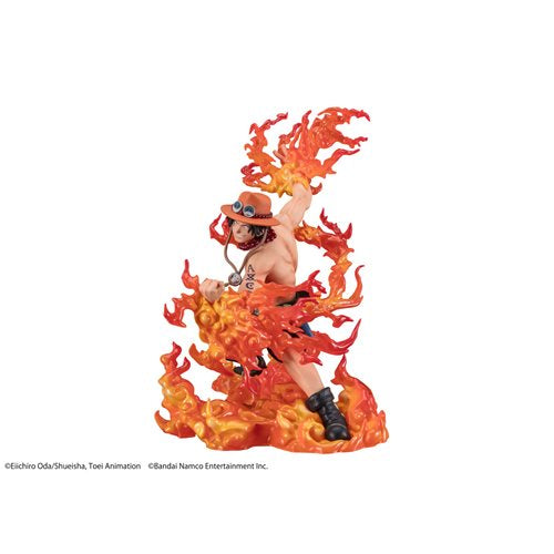 One Piece Portgas D. Ace Bounty Rush 5th Anniversary Extra Battle FiguartsZERO Statue. One Piece Bandai Tamashii Nations Statues and Busts. Item Number: BLFBAS66453a