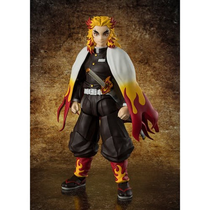 Demon Slayer: Kimetsu No Yaiba Kyojuro Rengoku S.H.Figuarts Action Figure
Demon Slayer Bandai Tamashii Nations Action Figures. Item Number: BLFBAS67359a