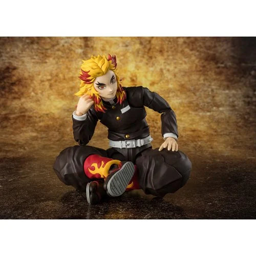 Demon Slayer: Kimetsu No Yaiba Kyojuro Rengoku S.H.Figuarts Action Figure
Demon Slayer Bandai Tamashii Nations Action Figures. Item Number: BLFBAS67359a