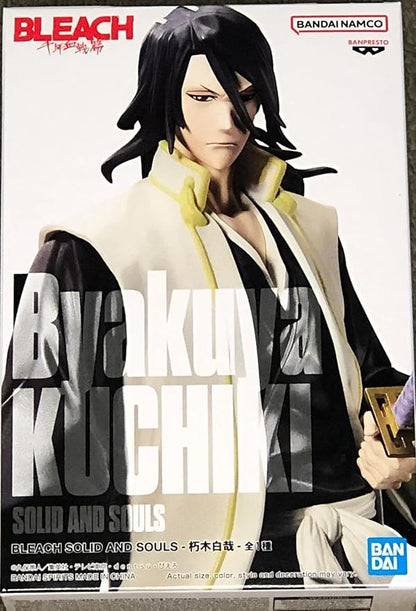 Banpresto - Bleach - Byakuya Kuchiki, Bandai Spirits Solid and Souls Figure.#88359