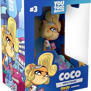 Youtooz Crash Bandicoot Coco 4.8" Vinyl Figure, Collectible Coco Vinyl Figurine from Crash Bandicoot Collection