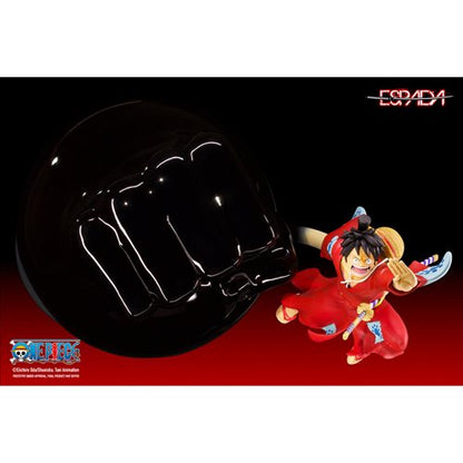 One Piece Monkey D. Luffy Limited Edition 1:8 Scale Wall Statue
One Piece Espada Art Statues and Busts. Item Number: ESA87051