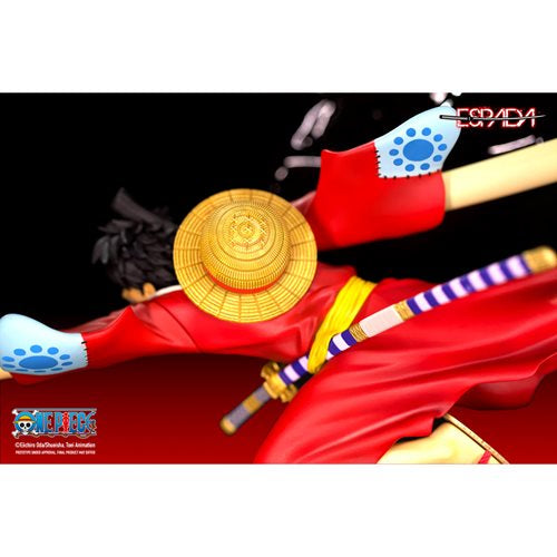 One Piece Monkey D. Luffy Limited Edition 1:8 Scale Wall Statue
One Piece Espada Art Statues and Busts. Item Number: ESA87051