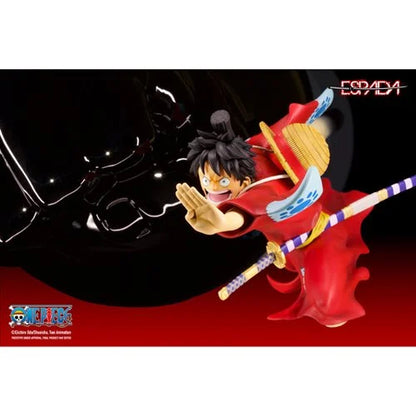 One Piece Monkey D. Luffy Limited Edition 1:8 Scale Wall Statue
One Piece Espada Art Statues and Busts. Item Number: ESA87051