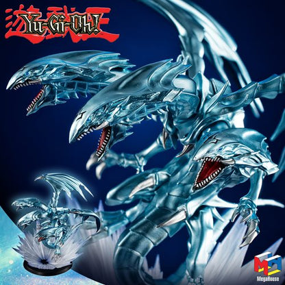Yu-Gi-Oh! Blue Eyes Ultimate Dragon Monsters Chronicle Statue
Yu-Gi-Oh MegaHouse Statues and Busts. Item Number: BLFMGH83716a