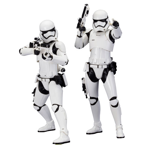 Star Wars: The Force Awakens First Order Stormtrooper ArtFX+ Statue 2-Pack
Star Wars Kotobukiya Statues and Busts. Busts.
Item Number: KTSW107