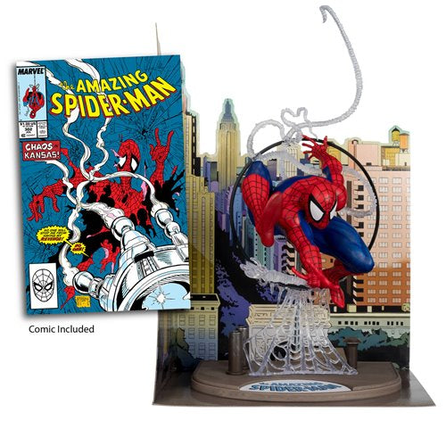 Marvel Spider-Man The Amazing Spider-Man #301 1:6th Scale Posed Figure with Scene and Comic
Marvel McFarlane Toys Statues and Busts. Item Number: MF14771