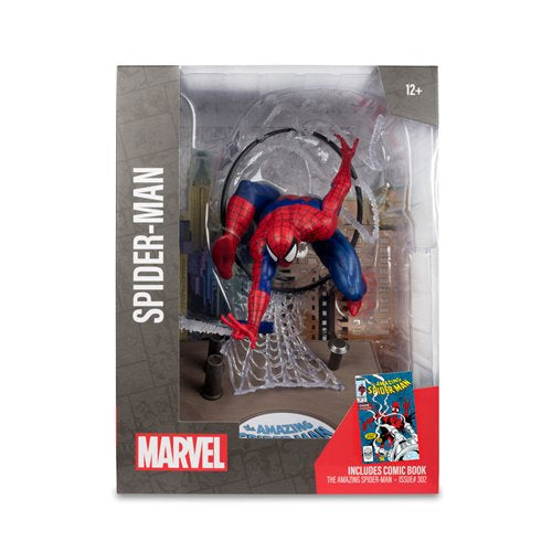Marvel Spider-Man The Amazing Spider-Man #301 1:6th Scale Posed Figure with Scene and Comic
Marvel McFarlane Toys Statues and Busts. Item Number: MF14771