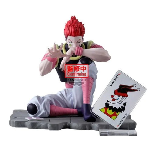 Hunter x Hunter Hisoka Memorable Saga Special Statue
Hunter x Hunter Banpresto Statues and Busts. Item Number: SAN29612