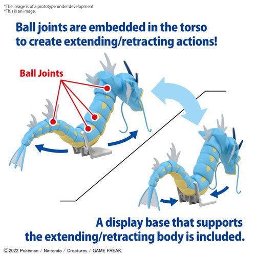 Pokemon Gyarados Model Kit
Pokemon Bandai Hobby Gunpla Model Kits. Item Number: BLF2638107