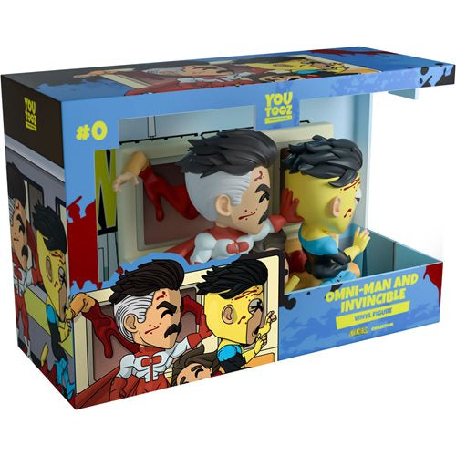 Invincible Collection Omni-Man and Invincible Vinyl Figure #0
Invincible Youtooz Vinyl Figures and Banks. Item Number: YT86500