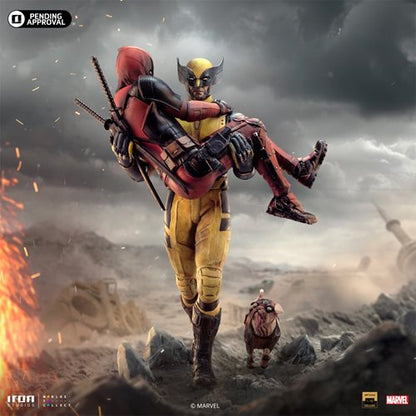 Deadpool & Wolverine Deluxe Limited Edition 1:10 Scale Statue by Iron Studios | Marvel Collectible Figure