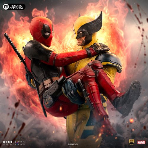 Deadpool & Wolverine Deluxe Limited Edition 1:10 Scale Statue by Iron Studios | Marvel Collectible Figure