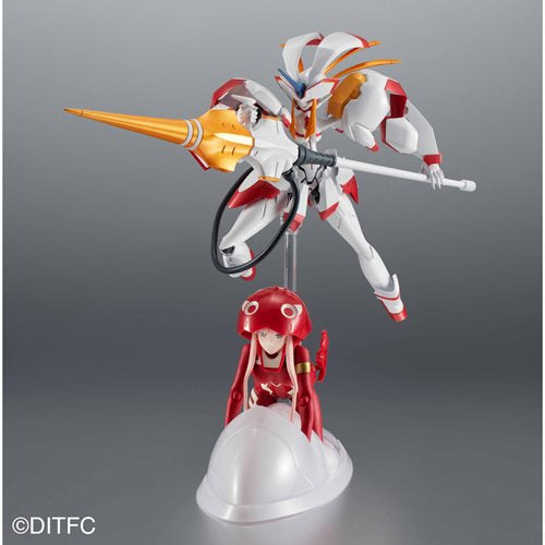 Darling in the Franxx 5th Anniversary Zero Two and Strelizia S.H.Figuarts x Robot Spirits Action Figure Set
Darling in the Franxx Bandai Tamashii Nations Action Figures. Item Number: BLFBAS65754