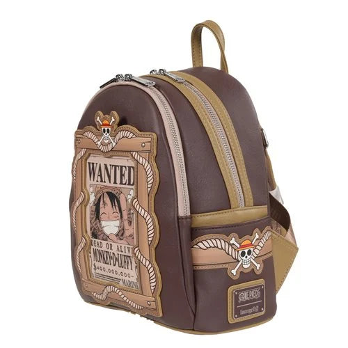 One Piece Wanted Dead or Alive Monkey D. Luffy Mini-Backpack - Entertainment Earth Exclusive
One Piece Loungefly Exclusives Backpacks. Item Number: LFOPBK0023EE