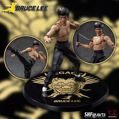Bruce Lee Legacy 50th Version S.H.Figuarts Action Figure
Bruce Lee Bandai Tamashii Nations Action Figures. Item Number: BLFBAS66051