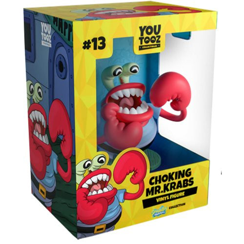 Spongebob SquarePants Collection Choking Mr. Krabs Vinyl Figure #13
SpongeBob SquarePants Youtooz Vinyl Figures and Banks. Item Number: YT54417WN