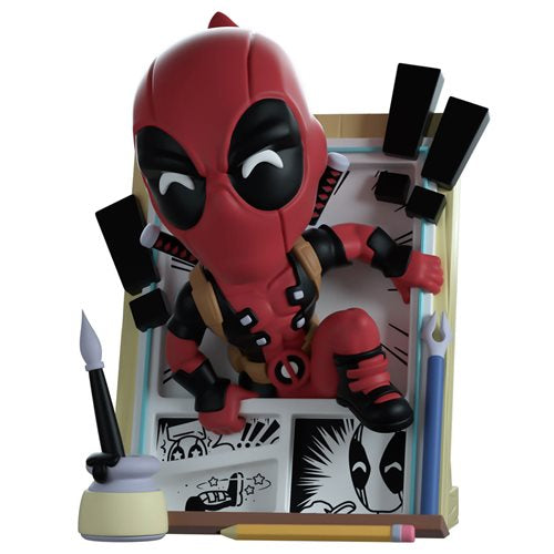 Marvel Comics Collection Deadpool #1 Vinyl Figure #8
Deadpool Youtooz Vinyl Figures and Banks. Item Number: YT84414wn